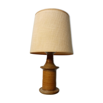 Decorative danish ceramic lamp by tue poulsen from the 60s