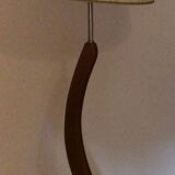 Vintage streetlight in stylized shape wood