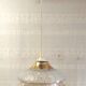 Scandinavian style glass pendant light - 60s/70s