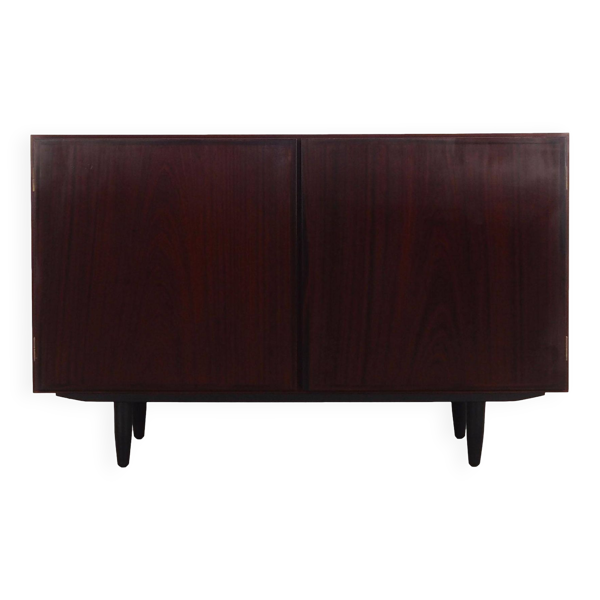 Meuble en acajou, design danois, années 1970, fabricant : Omann Jun