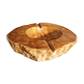 Alabaster ashtray caramel from Italy