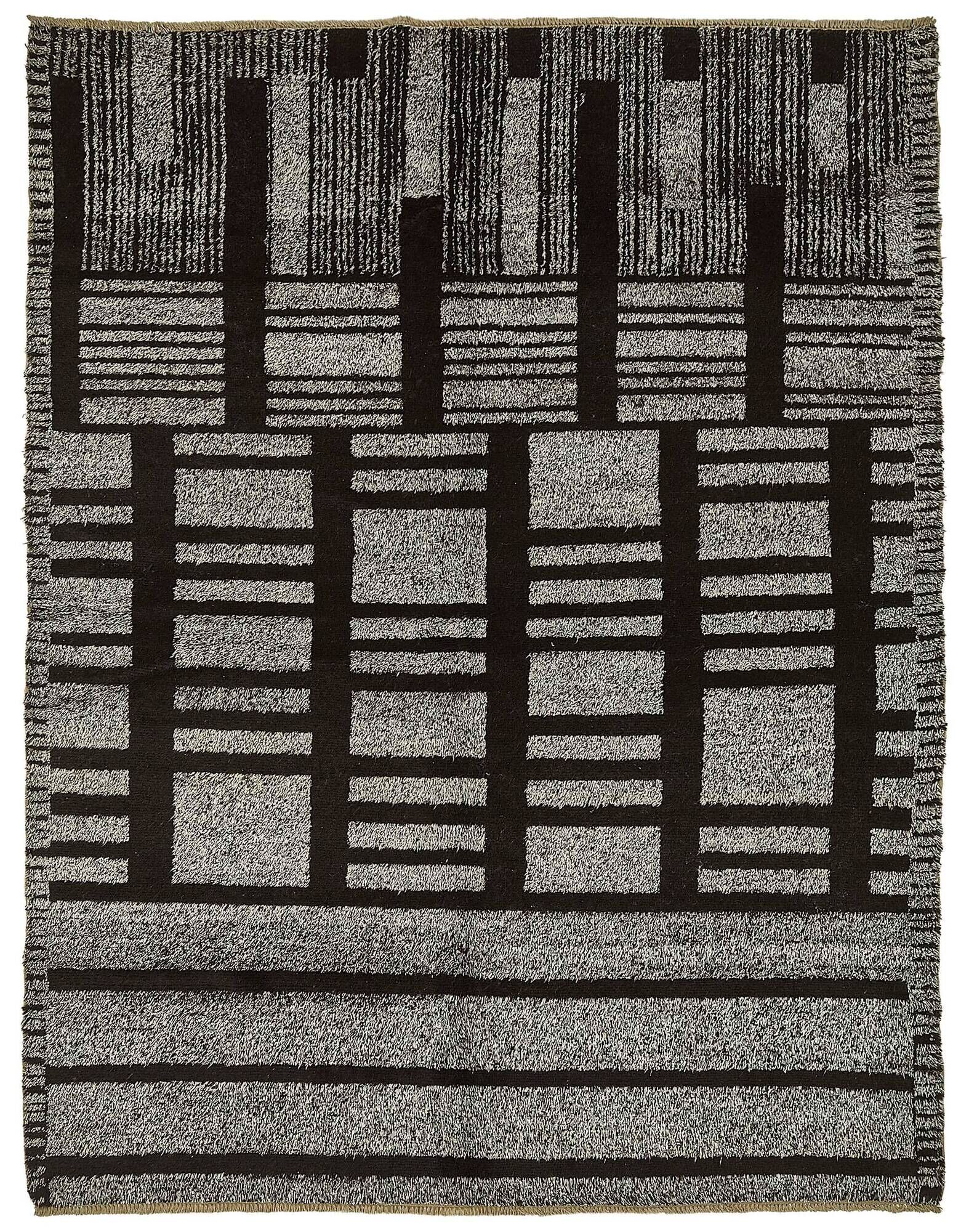 Handwoven Turkish Recycled Boho Rug 236 cm x 303 cm