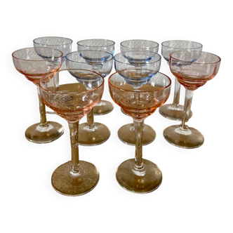 10 Art Deco liqueur glasses