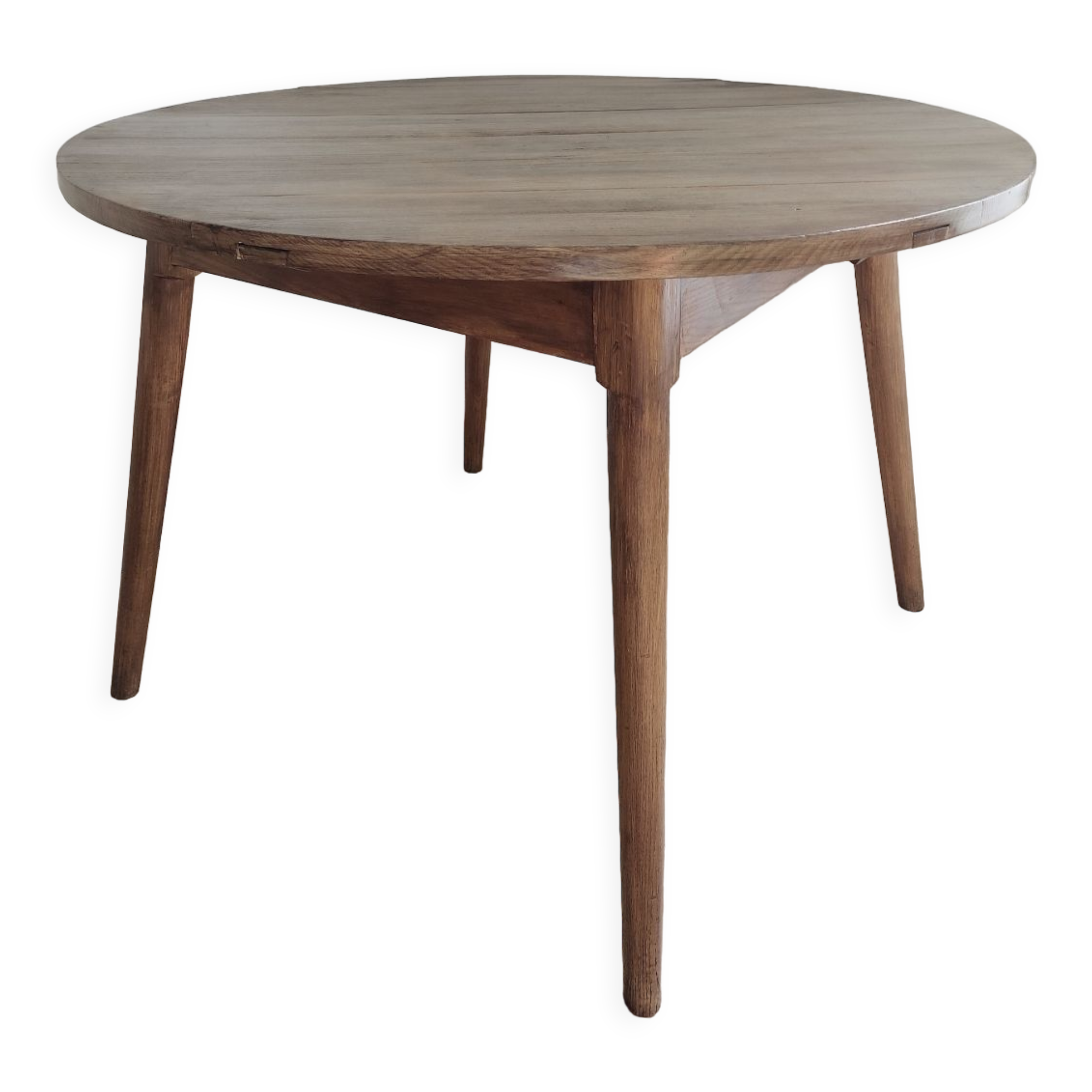 Wooden round table