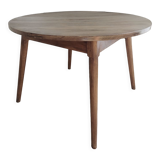 Wooden round table