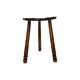 Tabouret tripode en chêne français, années 1960