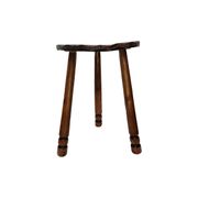 French Oak Tripod Stool, 1960s