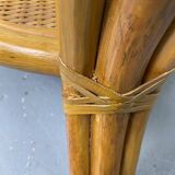 Rattan Coffee Table with glass top