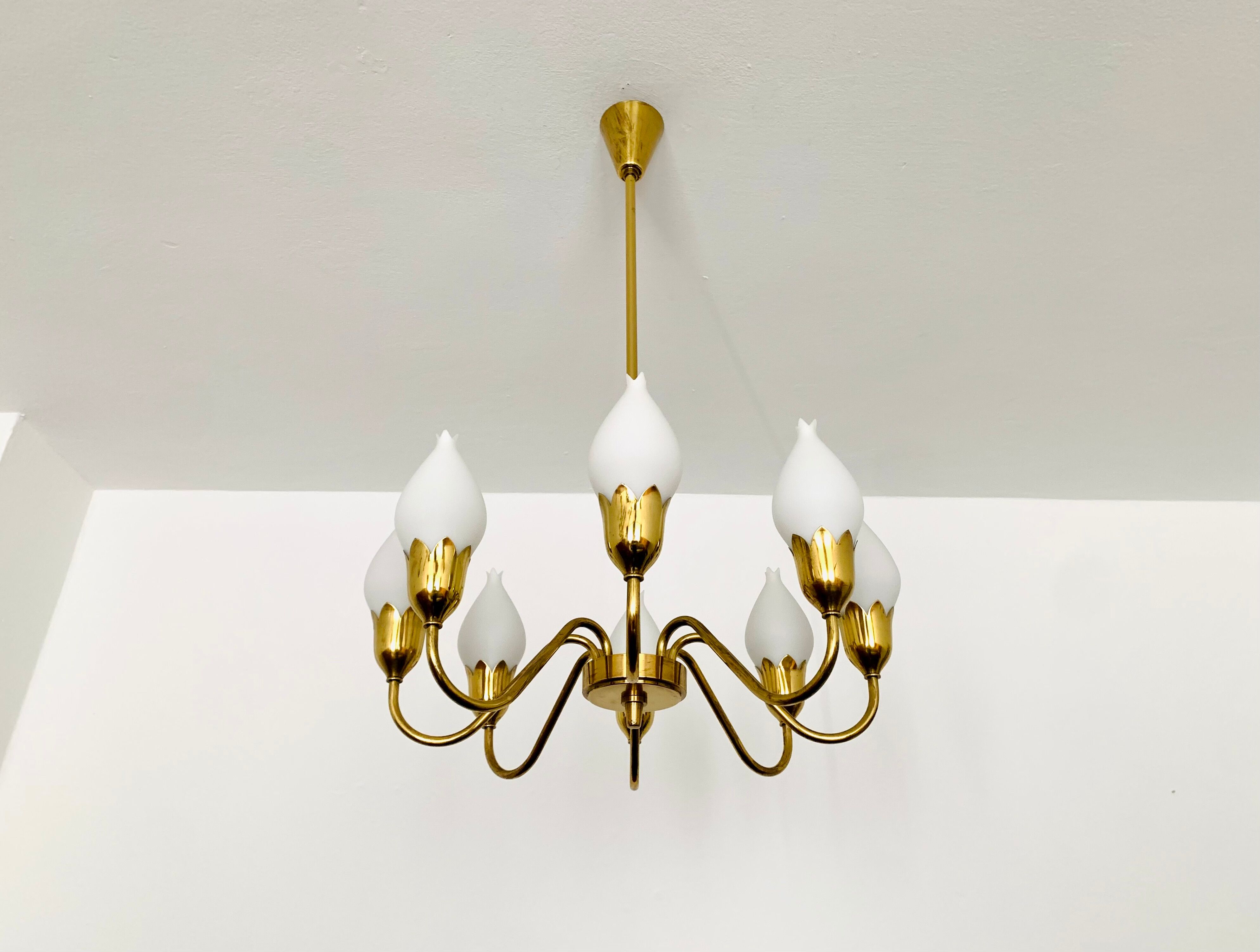 Brass Chandelier by Fog and Morup
