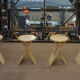 4 tabourets design pliants Adrian Reed, modèle Suzy