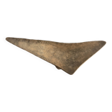 Brutalist metal ashtray or empty pocket signed R. Roux, 1950