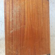 Service in wood and metal, vintage