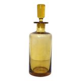 Amber Blown Glass Carafe