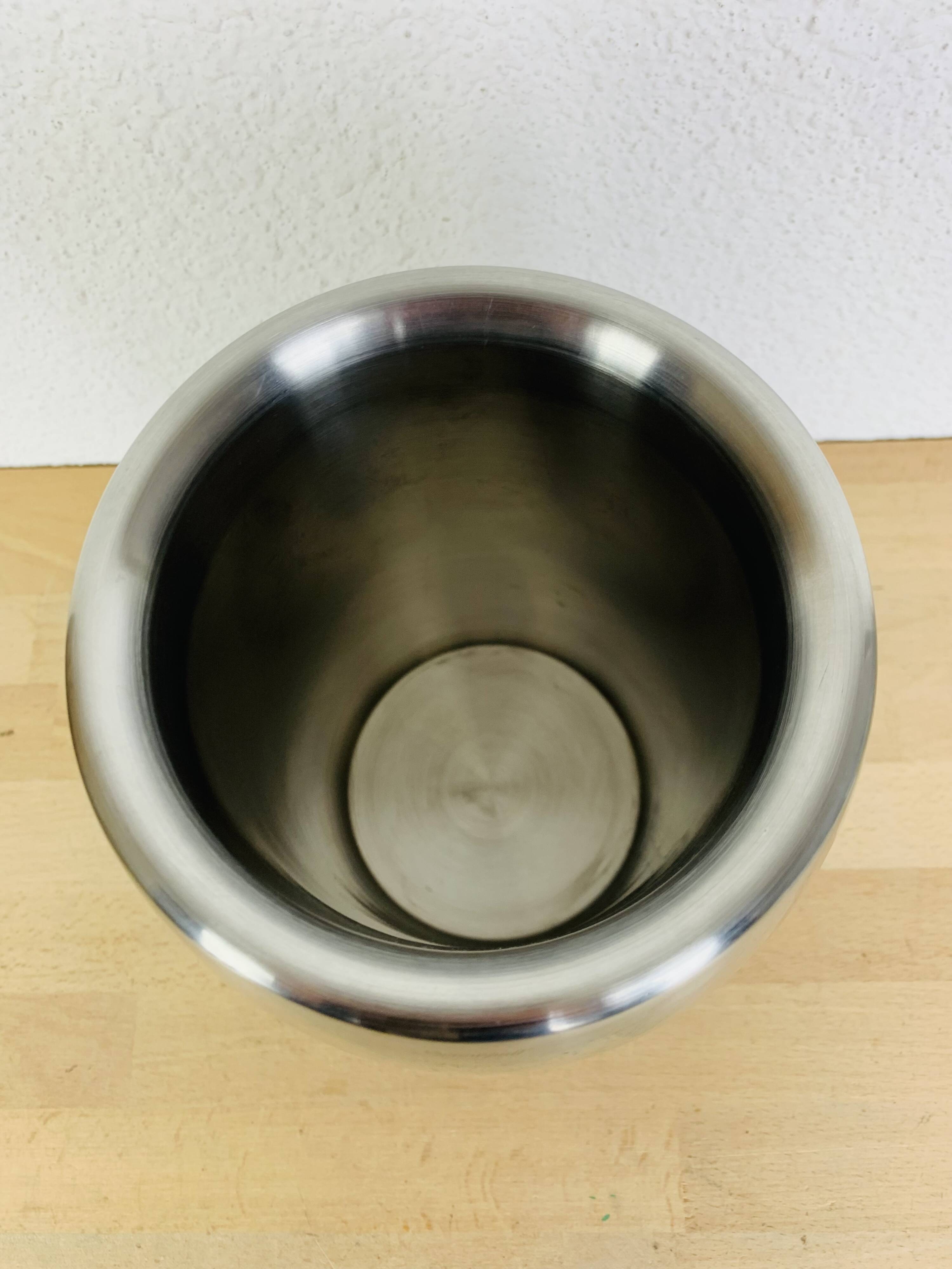 Screwpull design stainless steel wine bucket