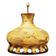 Ceramic chandelier, Danish design, 1960s, production: Denmark