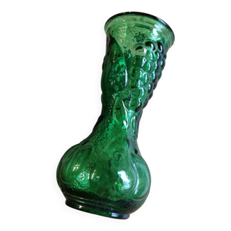Green Glass Vase from Empoli Italy