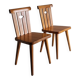 2 solid pine chairs | Göran Malmvall | Sweden | 1940s