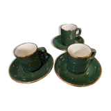 Vintage bistro coffee cups