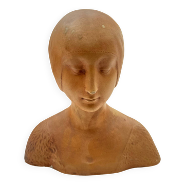 Buste en gres Francesco Laurana Mougin Nancy