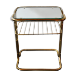 Gold side table