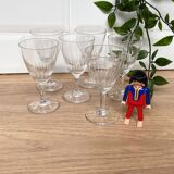 Set of 6 small liquor glasses