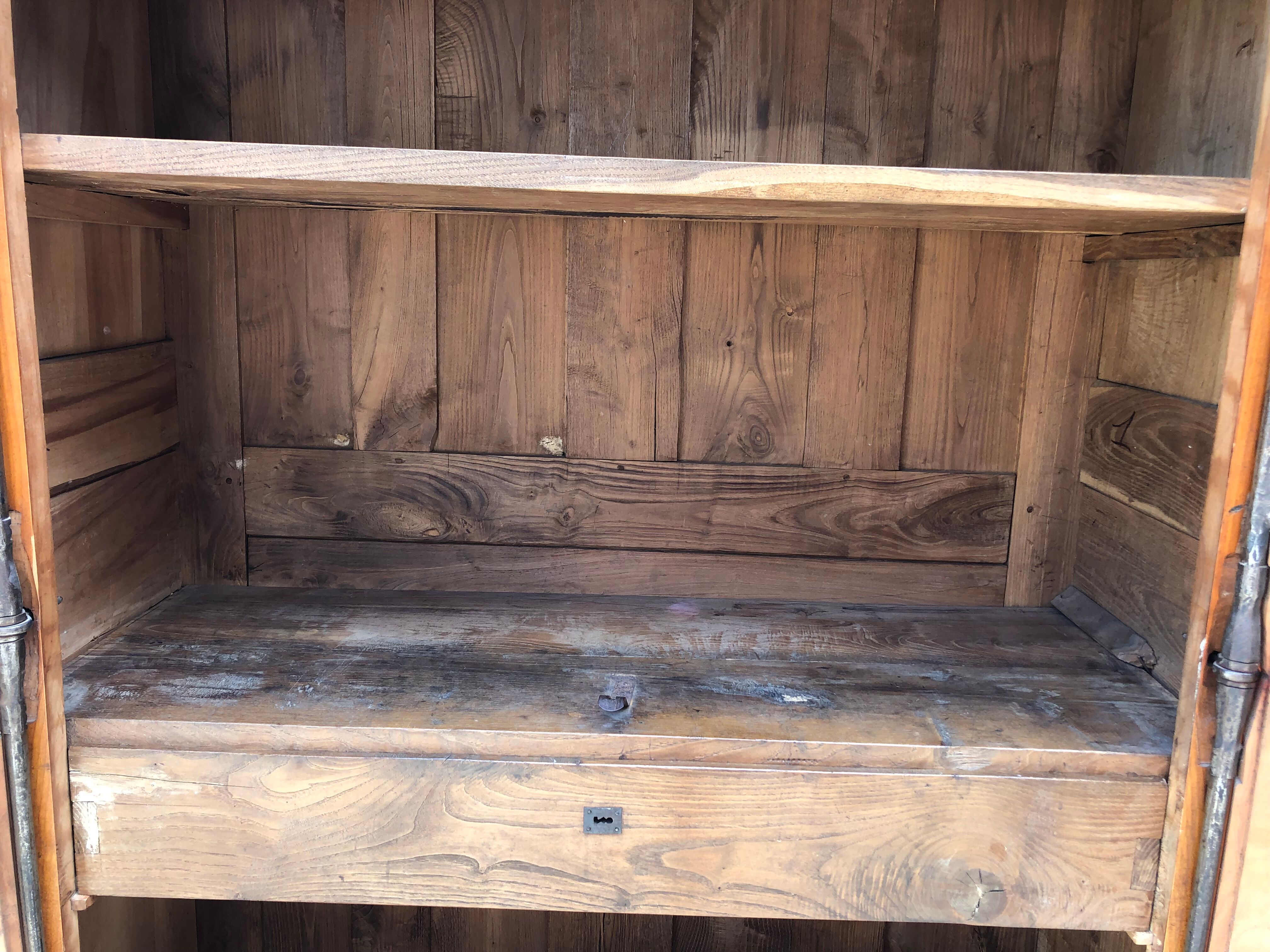 Louis XV style cherry wood cabinet late 19th century