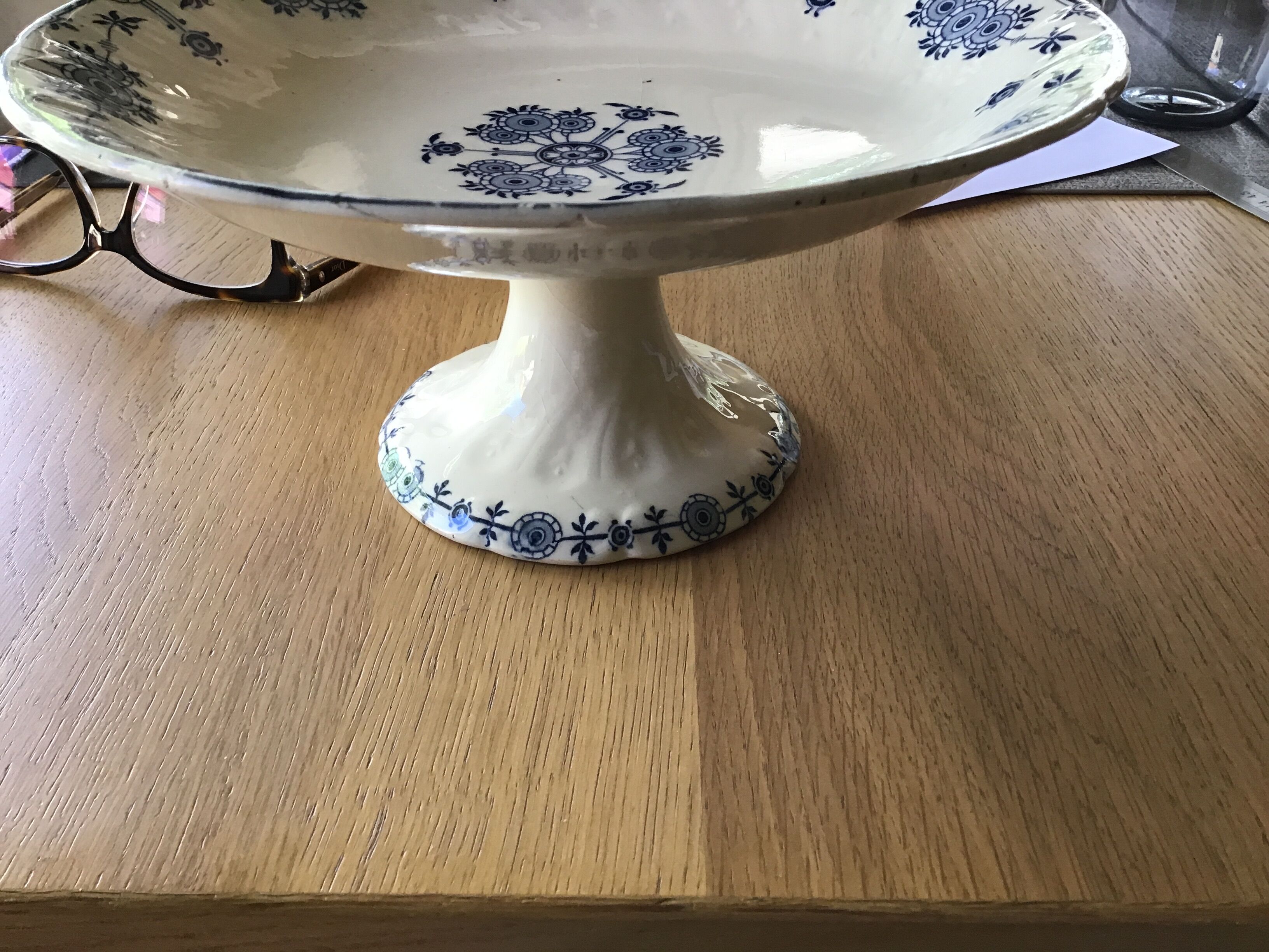 Compotier Terre de Fer Gien decor Copenhagen