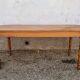 Old bistro table in solid wood - Dimensions 200 x 86 cm
