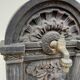 Cast-iron garden fountain