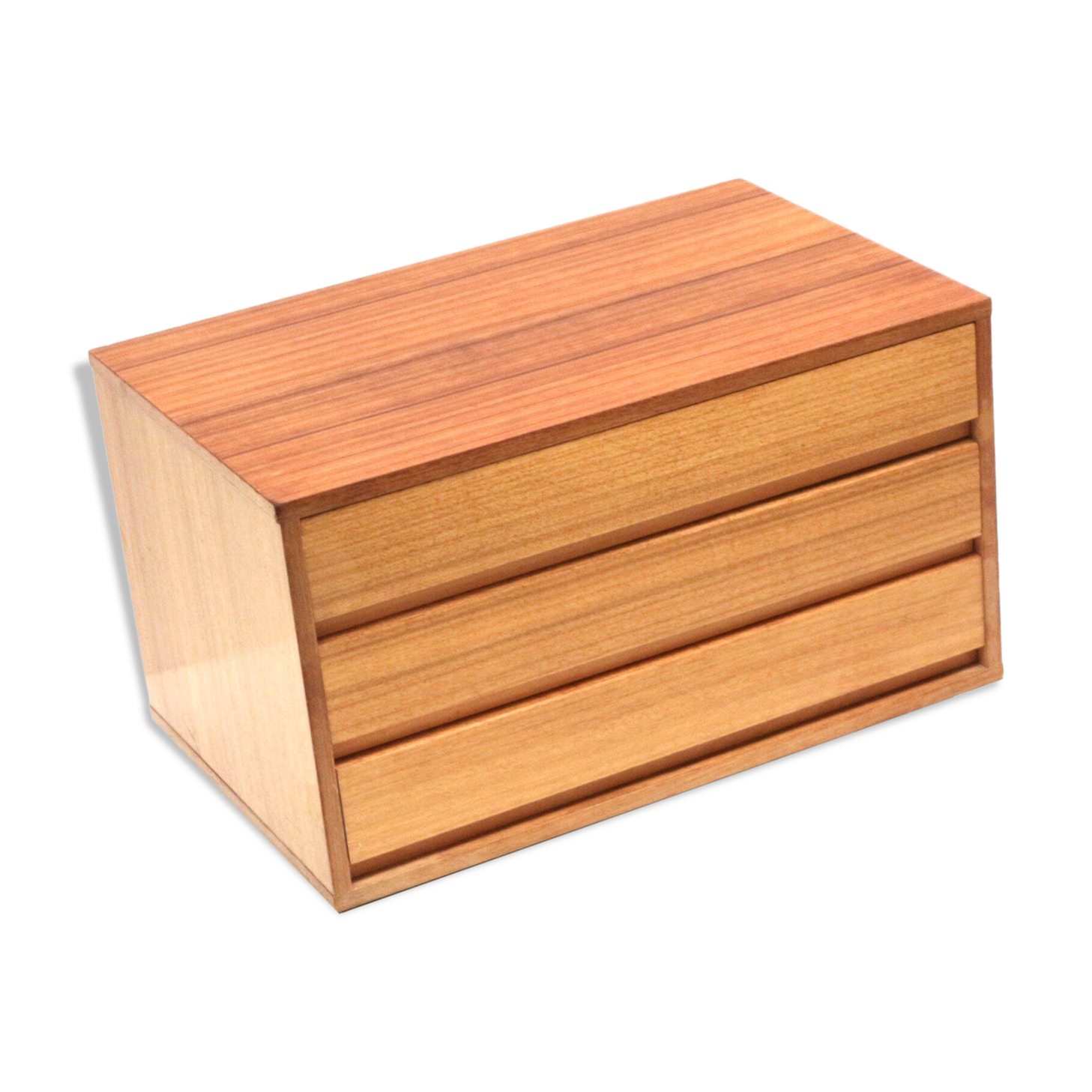 Vintage chest of drawers on casters from the 1960s