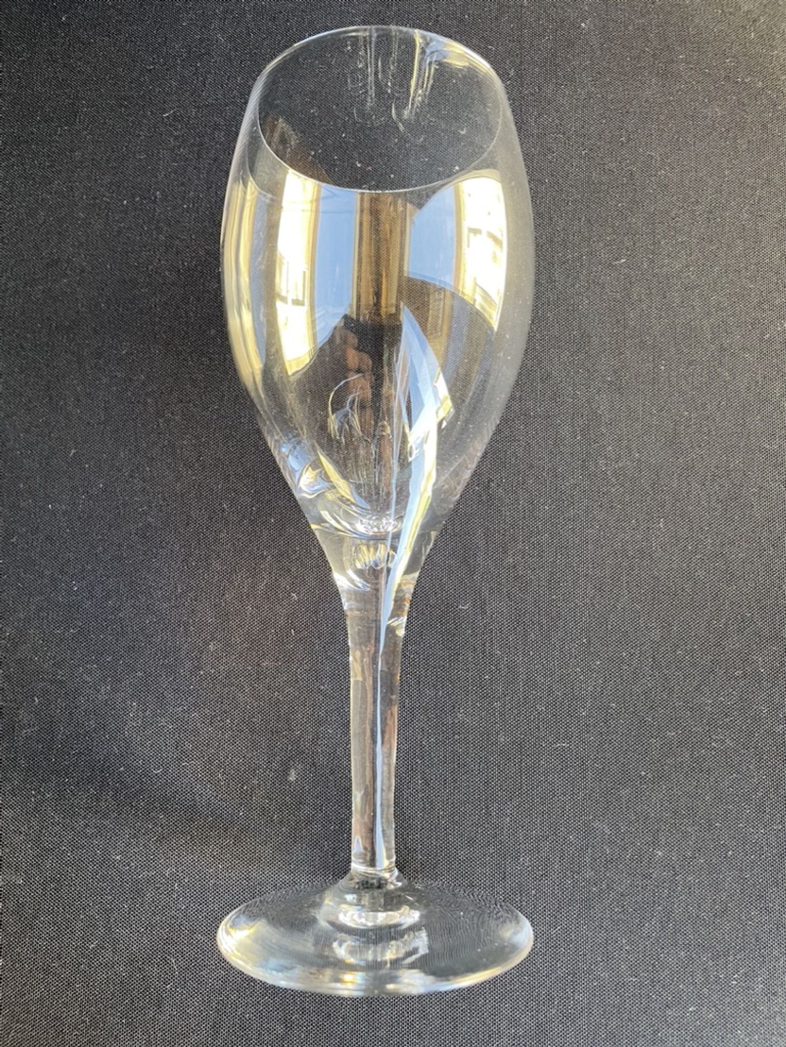 Red wine glasses