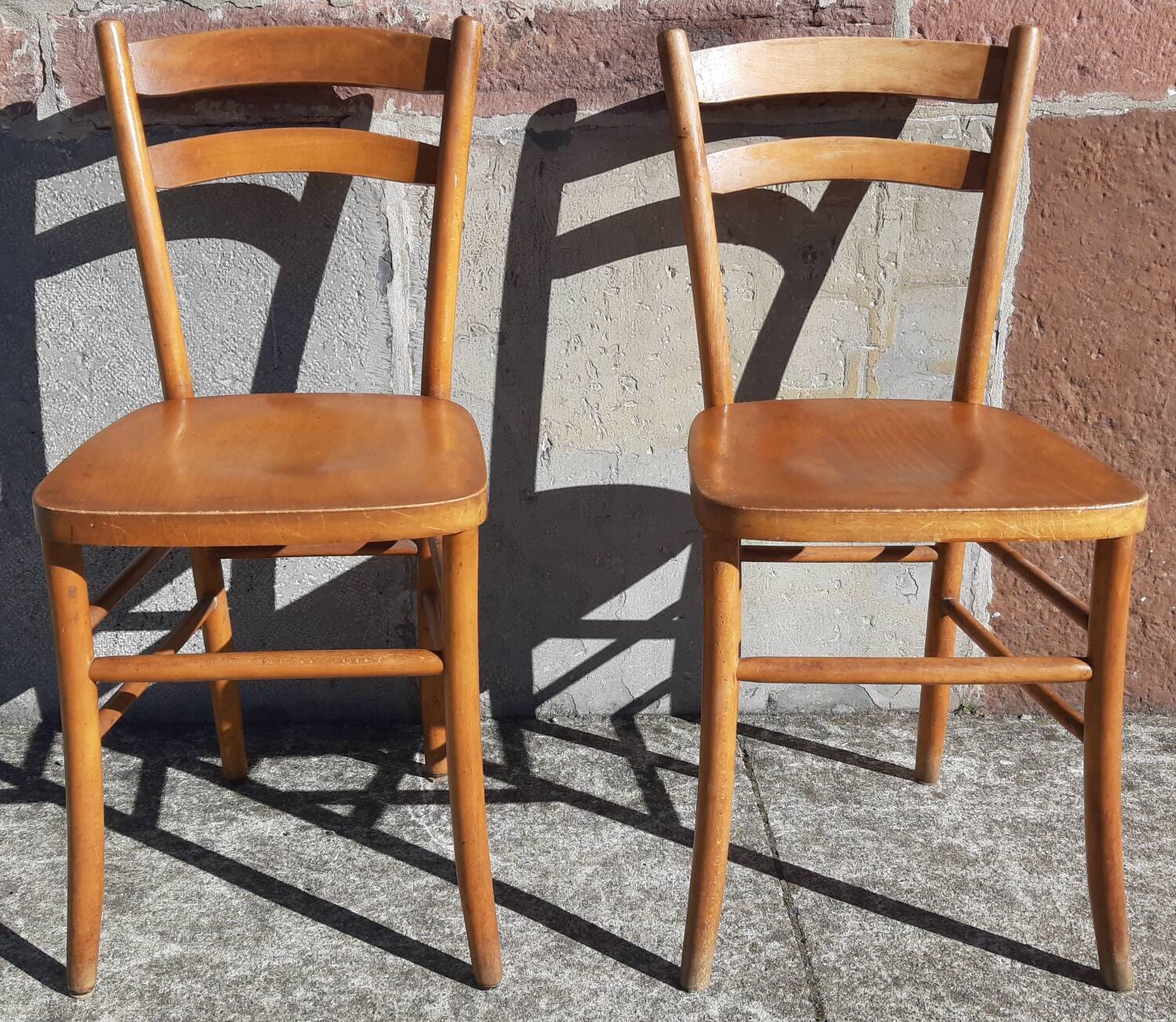 Pair of Luterma bistro chairs
