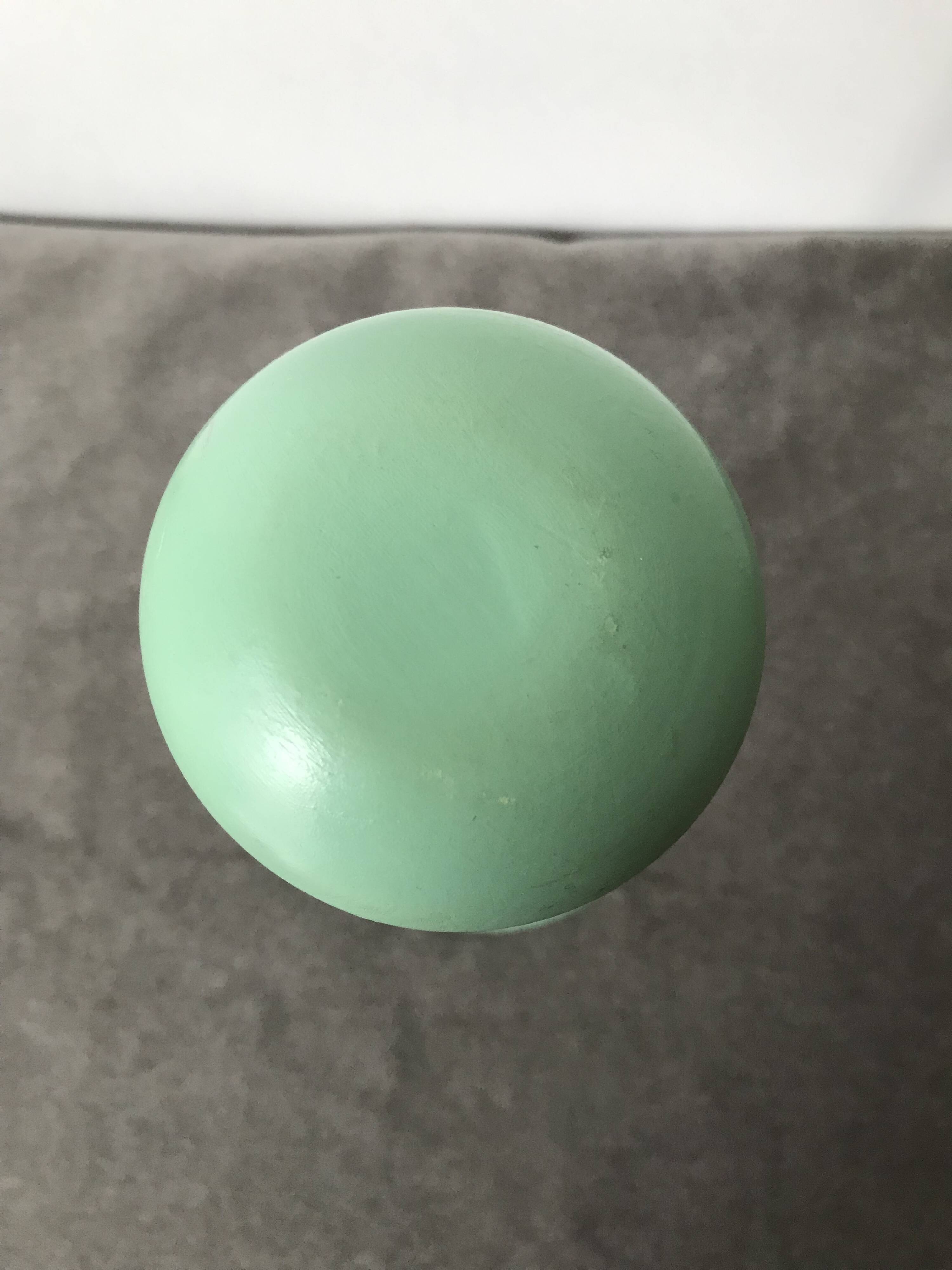 50s arsenic colored hat rack