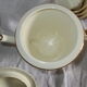 Coffee service or tea in faience Salins France