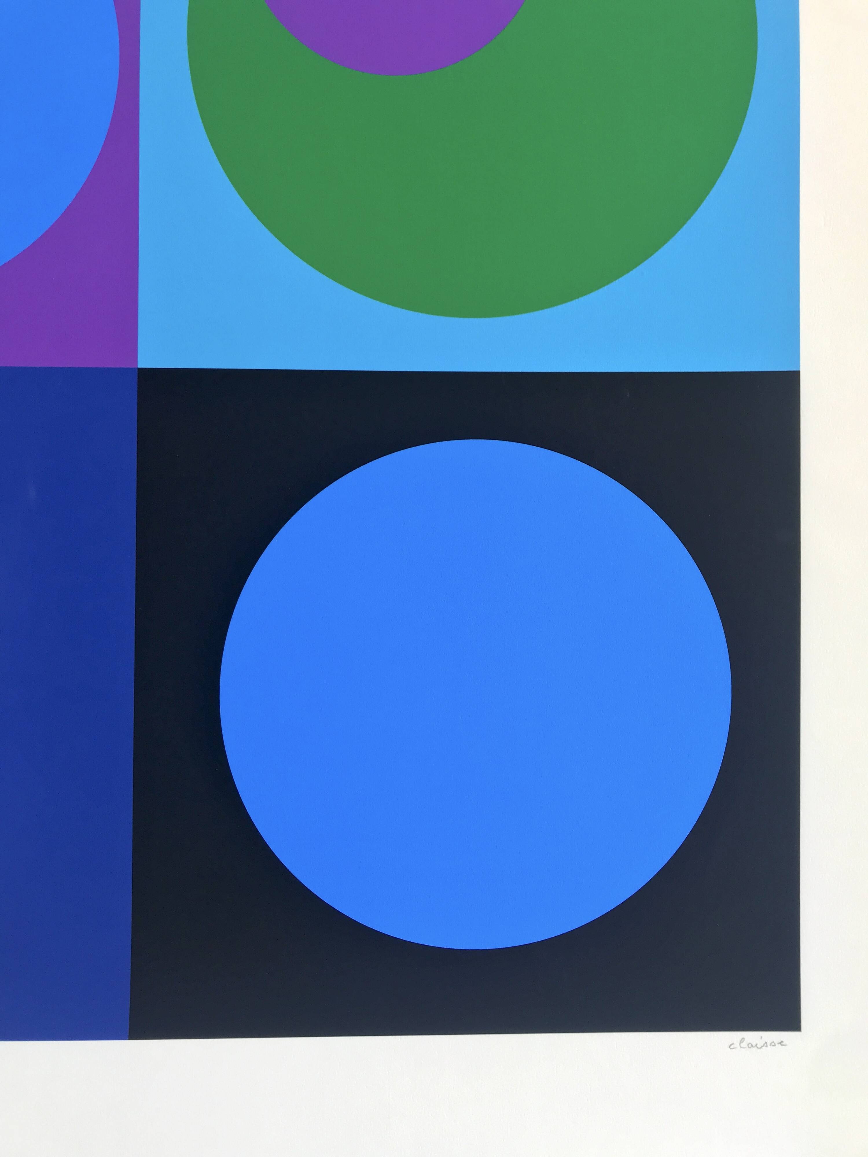 Geneviève claisse, untitled, 2014. original screenprint signed in pencil