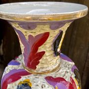 Monaco ceramic vase - Monte Carlo 1950s, fish decor - XXL dimensions