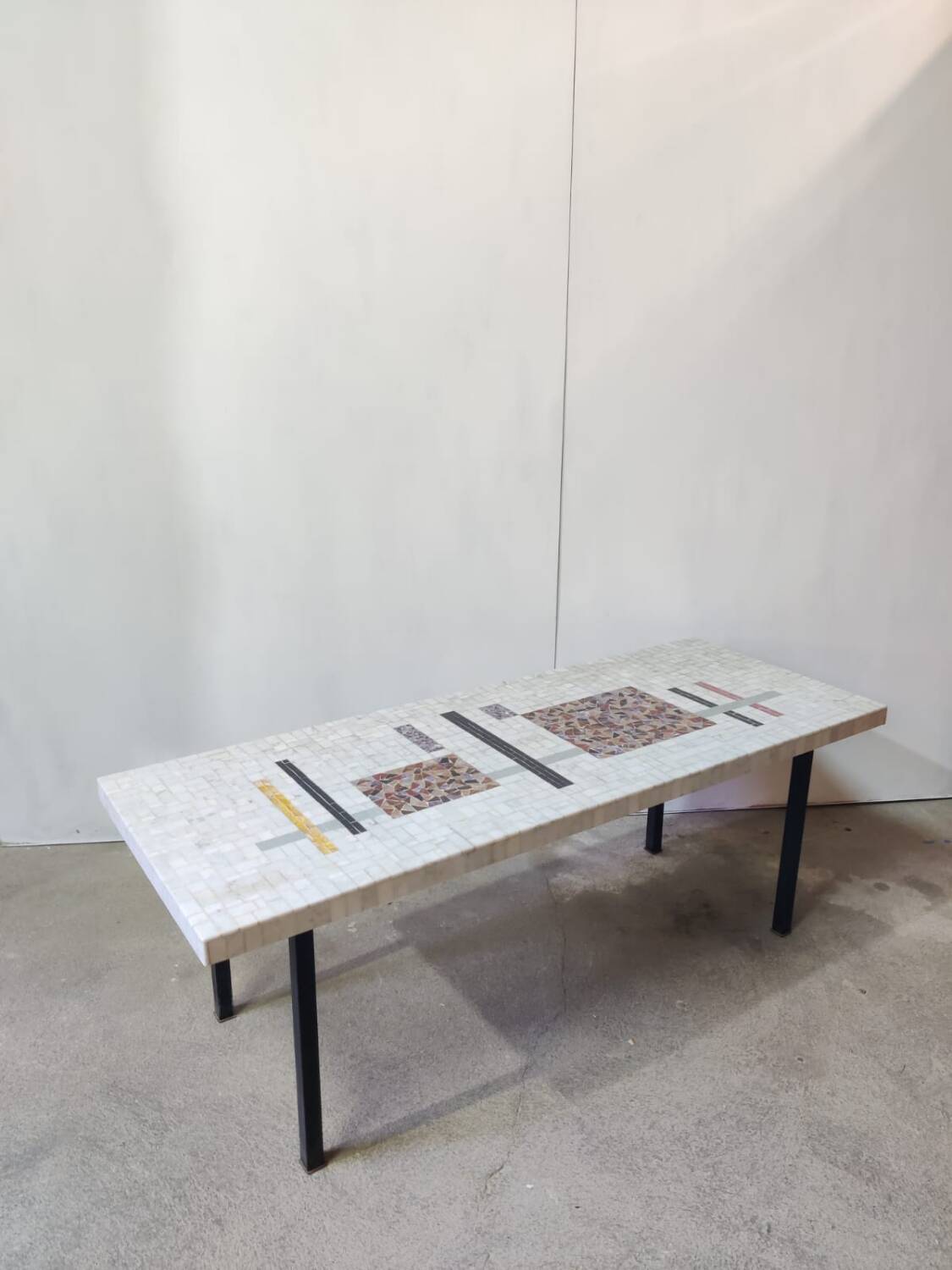 Vintage mosaic coffee table