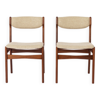 Paire de chaises en teck, années 1960-1970