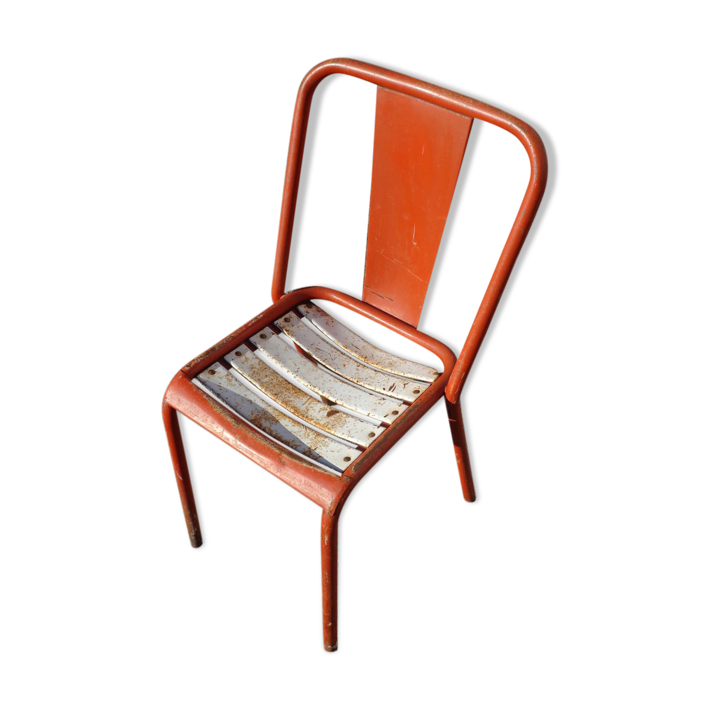 Chaise Tolix bi-colore
