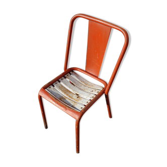 Bi-colored Tolix chair