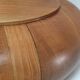 Solid wood lamp foot circular design 90s