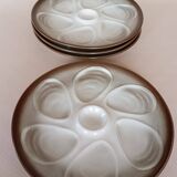 4 Salins oyster plates