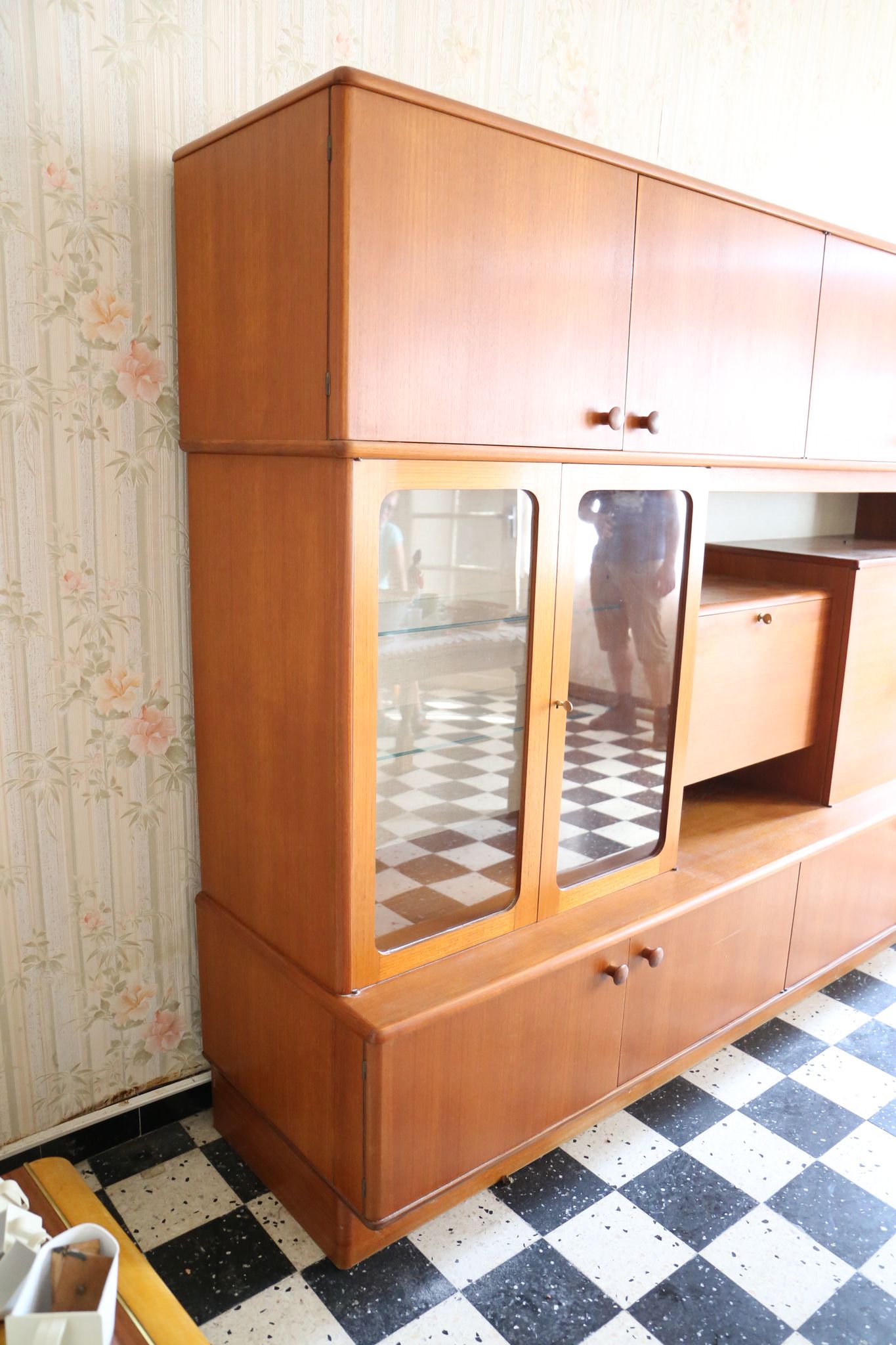 Buffet Living in teak, made in France, 60