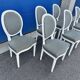 Set of 6 Louis XVI style Medallion chairs