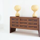 Commode de Paolo Buffa en palissandre sycomore et laiton vers 1940