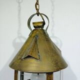 1-light brass lantern