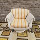 Swivel shell armchair by lusch erzeugnis 1970 vintage