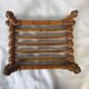Tabouret ajouré bambou années 60'