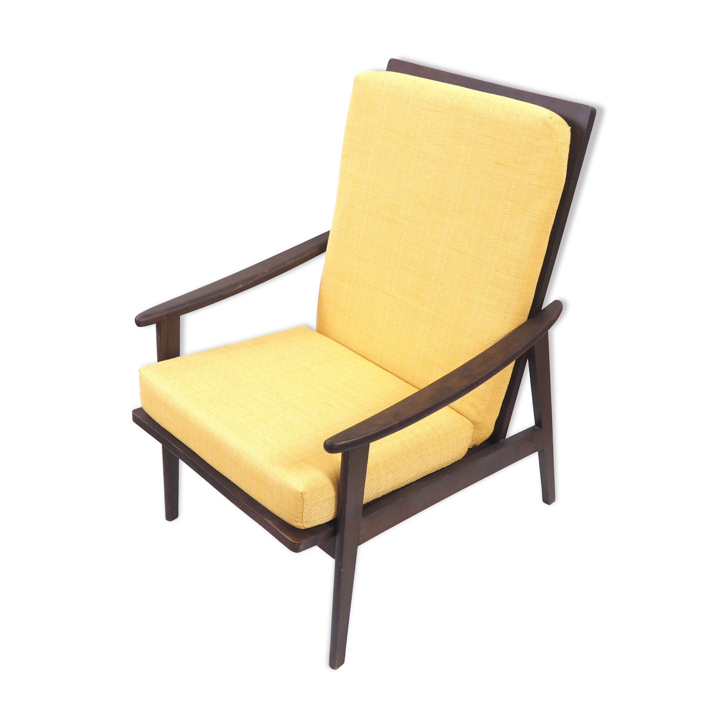 Reupholstered armchair