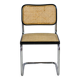 Black b32 chair by Marcel Breuer